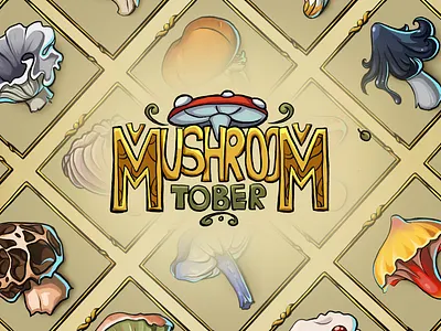 Mushroomtober branding design gameart gameicon iconset illustration logo logodesign mushroom mushroomicon procreate