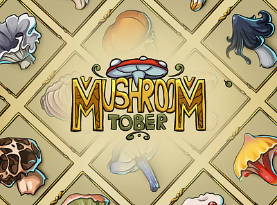 Mushroomtober branding design gameart gameicon iconset illustration logo logodesign mushroom mushroomicon procreate uiart uidesign