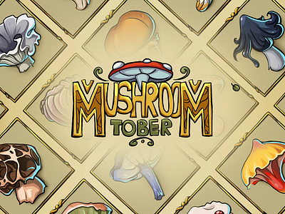 Mushroomtober branding design gameart gameicon iconset illustration logo logodesign mushroom mushroomicon procreate