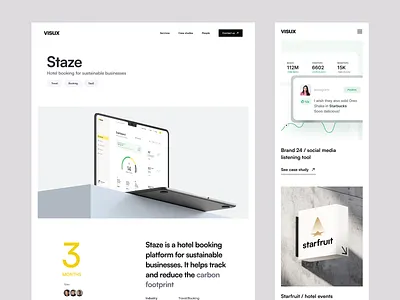 Shot #22967062 agency case clean design modern studio study ui ux website