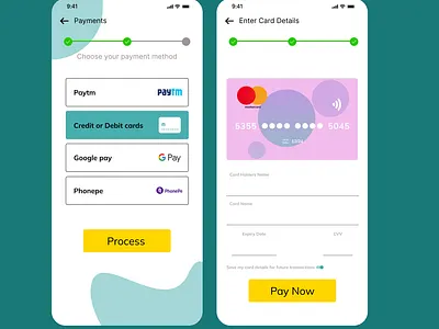 Daily UI #002: Credit Card Checkout ui