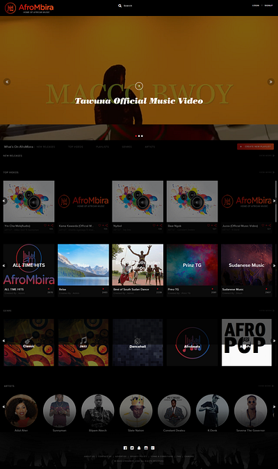Afrombira animation ux web develpment