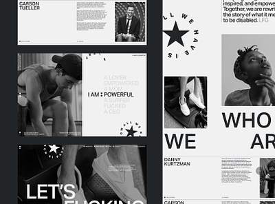 AWHIN charity homepage landing page typography ui ux web design