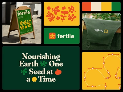 Fertile Branding Case Study agro banners brand brand strategy branding case case study eco flora fruits green logo logo design logotype packaging print vegetables