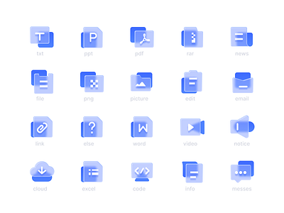 Document format icon, applied in the web design icon ui
