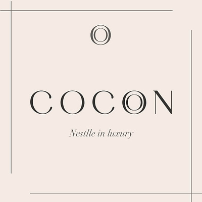 Cocoon , soft blanket retail company. branding graphic design logo
