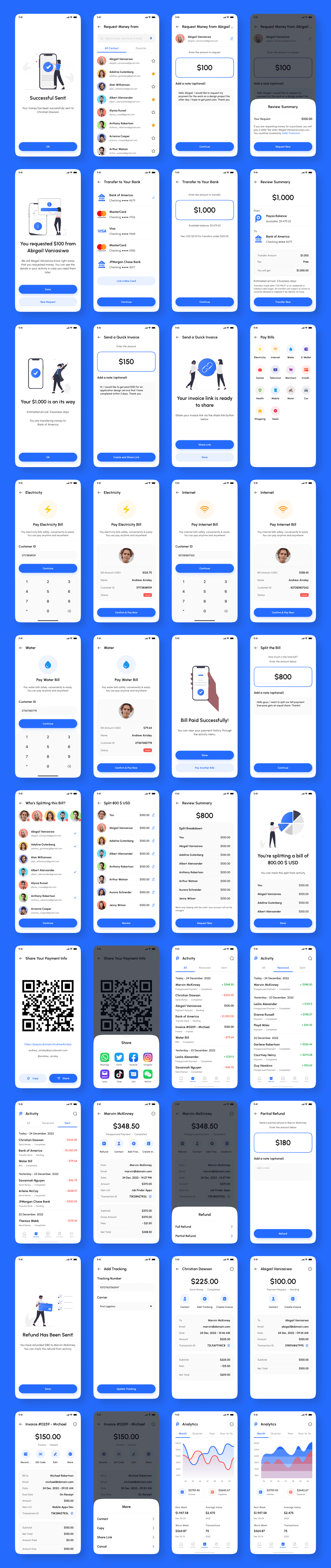 Example of Finance And Digital Wallet App UI Kit