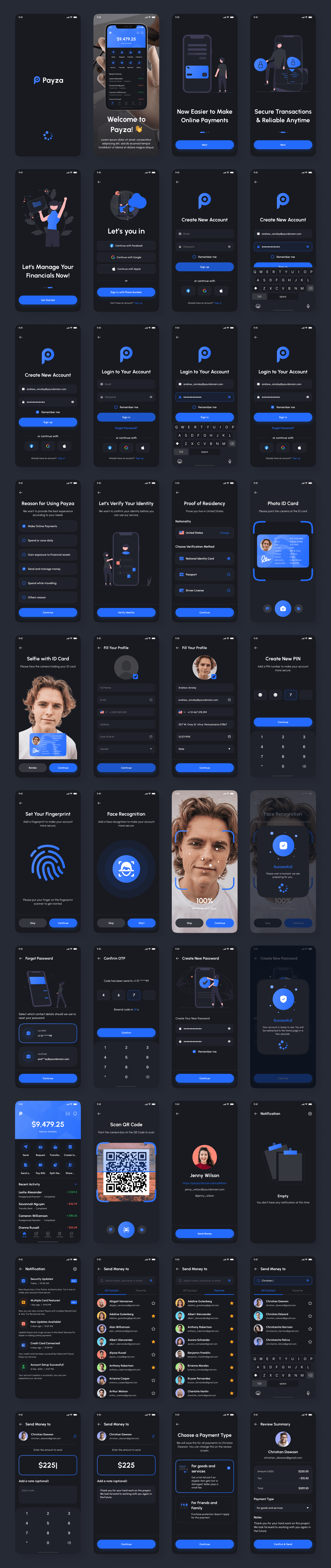 Example of Finance And Digital Wallet App UI Kit