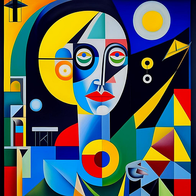 One38 art design illustration picasso picasso style