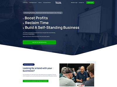 Profitable Tradie design professional responsive design typography upqode webdesign wordpress wordpress design wordpress development