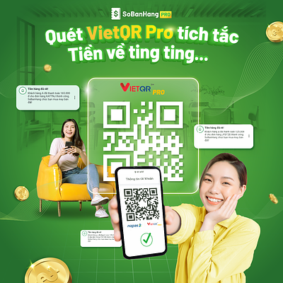 Sun Design: QR payment design ads banner branding design design graphic design poster thietke thietkedohoa ui