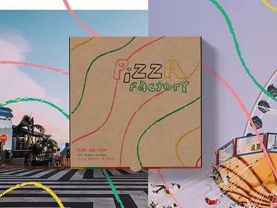 Pizza factory 🍕 branding graphic design logo packaging