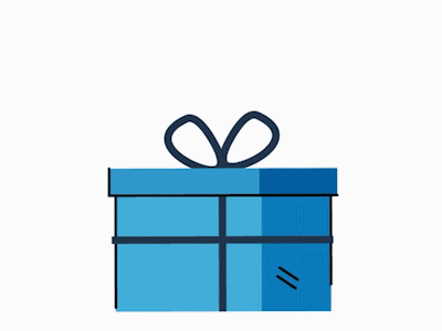 Gift Box 2danimation after affects after effects animation aftereffects animation design illustration motion animation motiongraphics ui