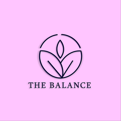 This is a logo The Balance. 3d branding graphic design logo