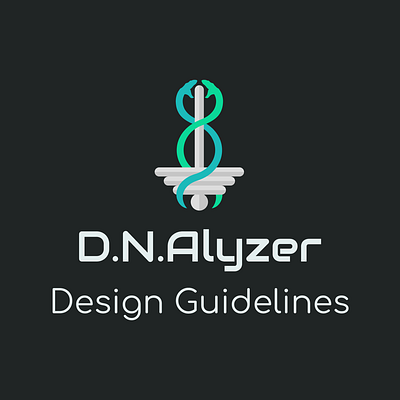 Styleguide - D.N.Alyzer branding graphic design logo ui