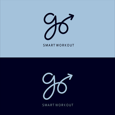 This is a logo smart workout. 3d branding graphic design logo