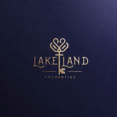 Lake Land Brand Identity design creative icon key lake logo luxury minimal swan