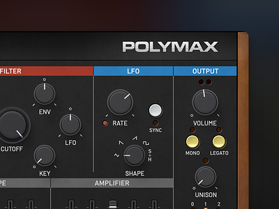 Timeless - skin for PolyMAX juno jupiter plugin polymax universal audio vst