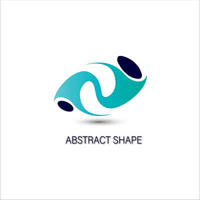 This is a logo abstract shape. 3d animation branding graphic design logo ui