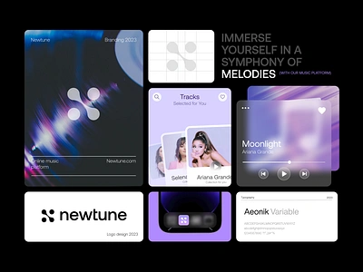 Branding for Online Music Platform app brand brand identity branding branding and design business digital gradient graphic design logo logo designer music music composition podcast song startup streaming tune visual identity voice