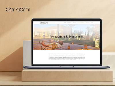 Case Study: Dar Oomi – Web Design brand identity branding creative design graphic design simple ui ux web design