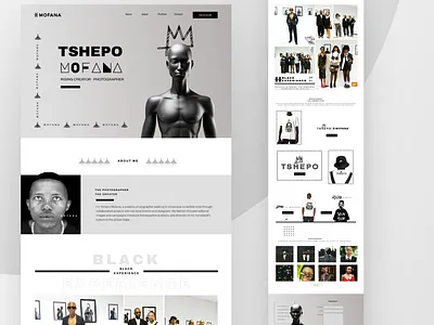 Fashion Photog Portfolio Concept aesthetic