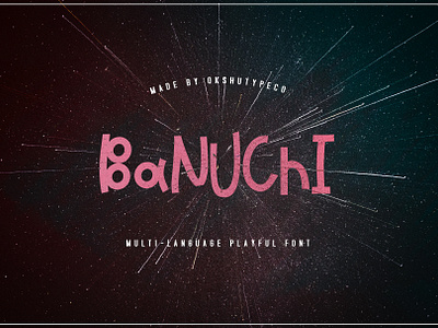 https://creativemarket.com/OKSHUTYPECO/42213885-Banuchi animation art bundle calligraphy child cute design font fontstyle illustration new sale script