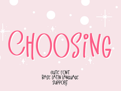 https://creativemarket.com/OKSHUTYPECO/34186515-Choosing art bundle calligraphy child creative cute design display fancy font illustration playfull sale script ui