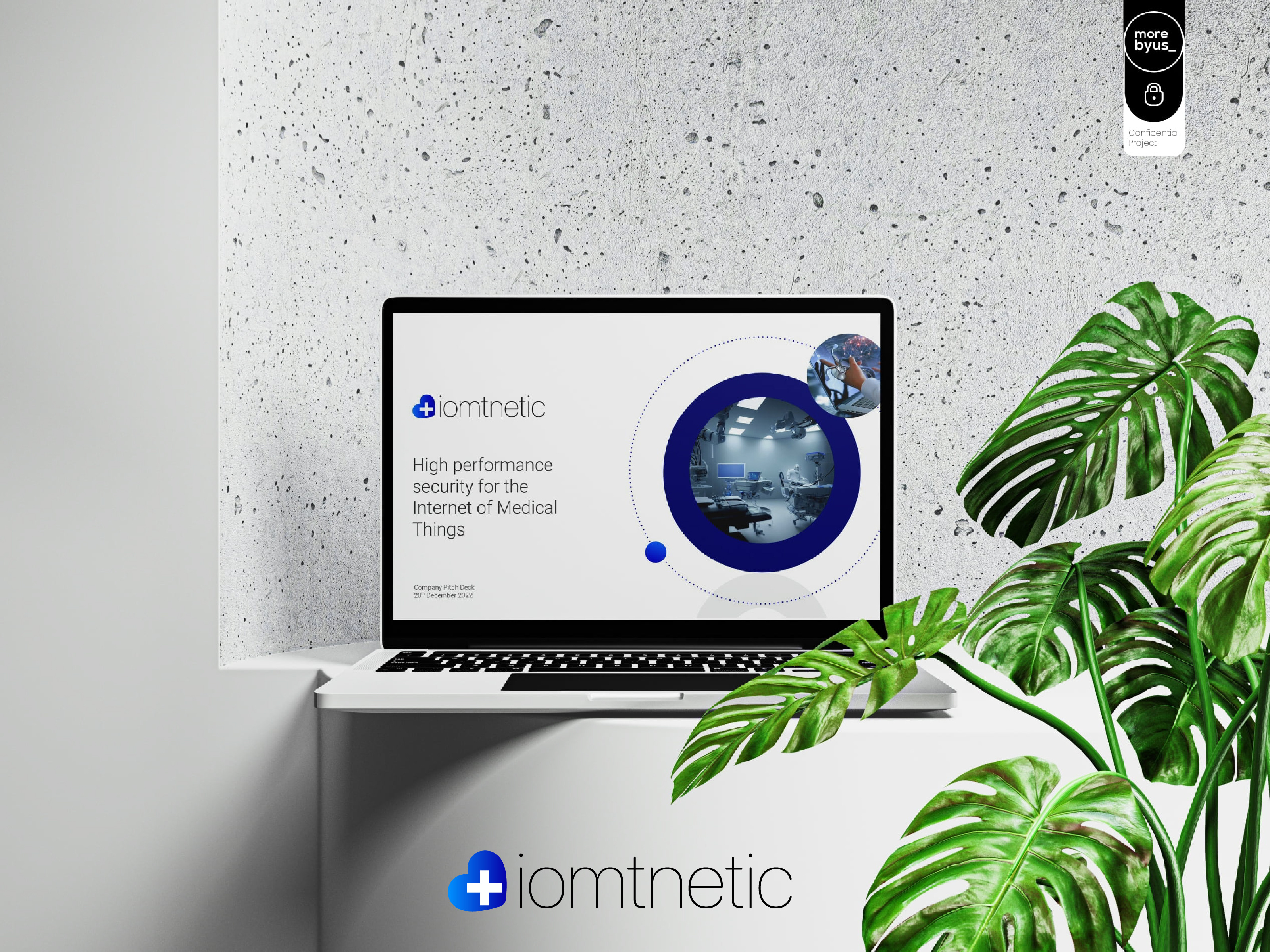 Case Study: Iomtnetic – Logo and Pitch Deck Design branding color pallete design graphic design icon design illustration logo logo design pitch deck typography