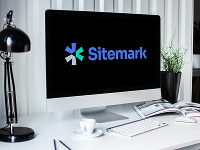 Sitemark Branding 3d branding figma logo