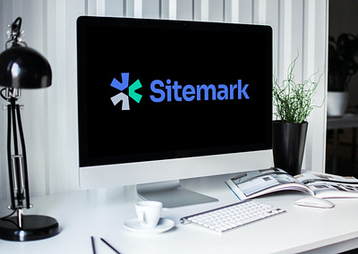 Sitemark Branding 3d branding figma logo