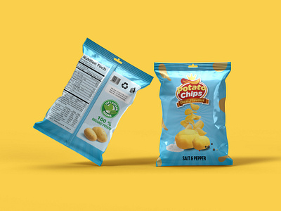 Chips Packaging Design branding graphic design label design packaging design product packaging design