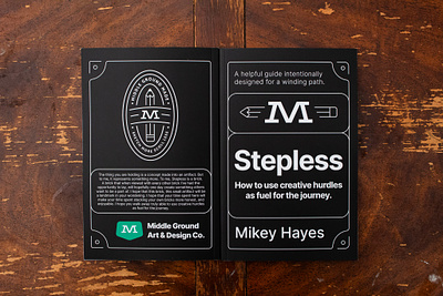 Stepless Book Cover Design book book cover book design coffee cover middle ground made mikey typography