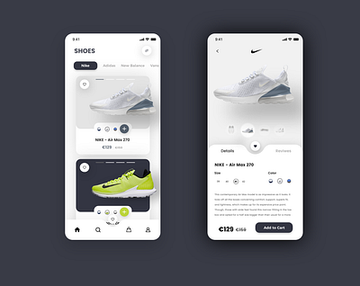 E-commerce app / UX-UI design ecommerce nike product ui uxdesign uxresearch