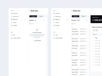 Untitled project - Contacts contacts design groups product design ui ui design ux ux design web design