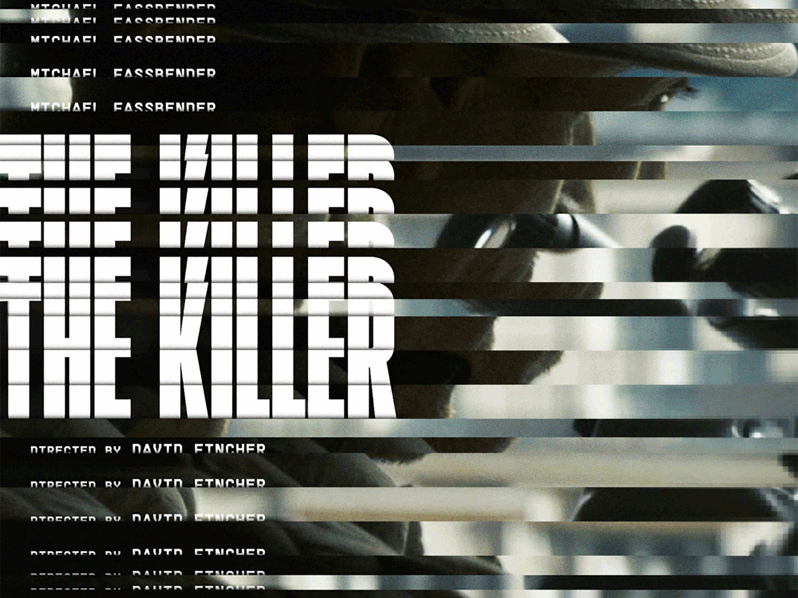 The Killer animation david fincher film film poster films key art keyart michael fassbender movie movie poster movie posters movies netflix poster poster art poster design posters the killer tilda swinton