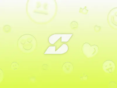 ⚡ Working on something new...⚡ agency app bold bolt brand branding bright creative design emoji emojis fun gradient lightning logo minimal platform s startup studio