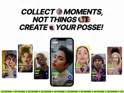 Posse Website Hero Section animation branding communication design graphic design hero image hero section interaction design interface motion graphics social ui user experience user interface ux web web design web marketing website website design