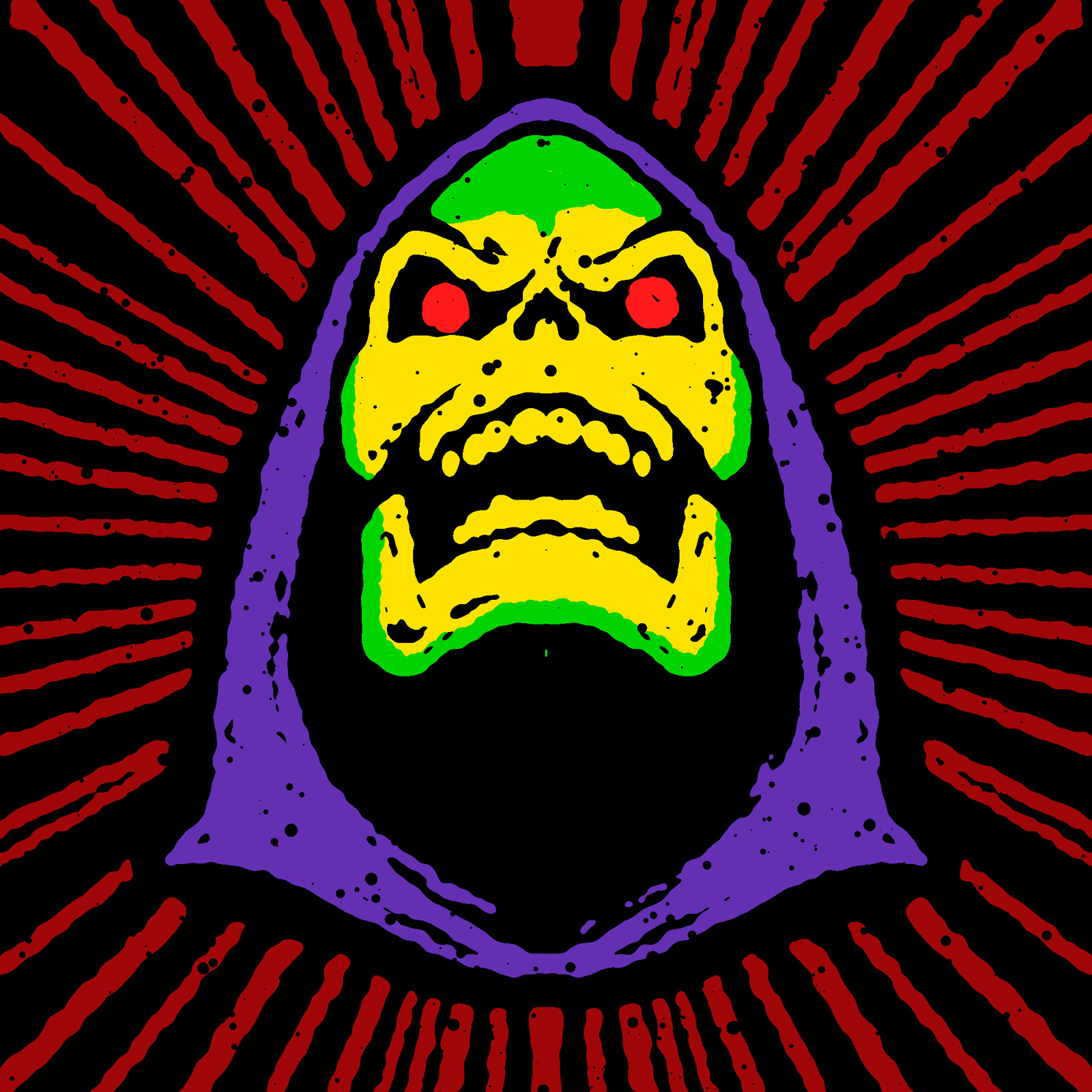 Masters of the Universe Illustrations characters illustration skull