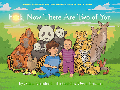 F--k, Now There Are Two of You animals books childrens books humor illustration