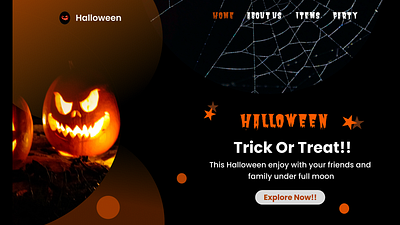 Halloween desktop design branding desktop graphic design halloween illustration ui
