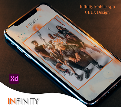 Infinity Mobile App UI/UX Design app ui dribbble shot interaction desig mobile app product design responsive design ui user interface ux design wireframing
