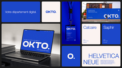 Okto Branding bento brand branding da design figma graphic design helvetica identity logo logo design