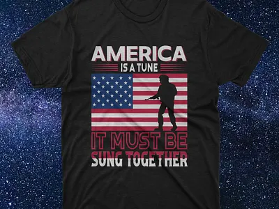 Usa T-shirt Design illustration