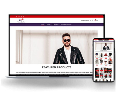 Usman Leather (USA) css3 custom web development development ecommerce jackets leather leather products web development website woocommerce wordpress