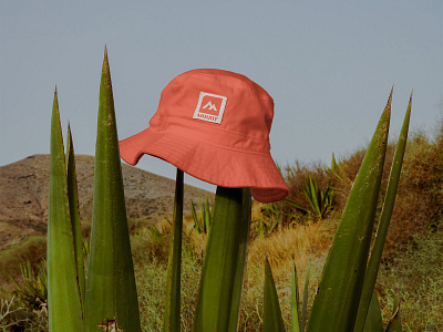 Mount Rebrand: Merch branding bucket hat desert hat logo merchandise mockup mountain