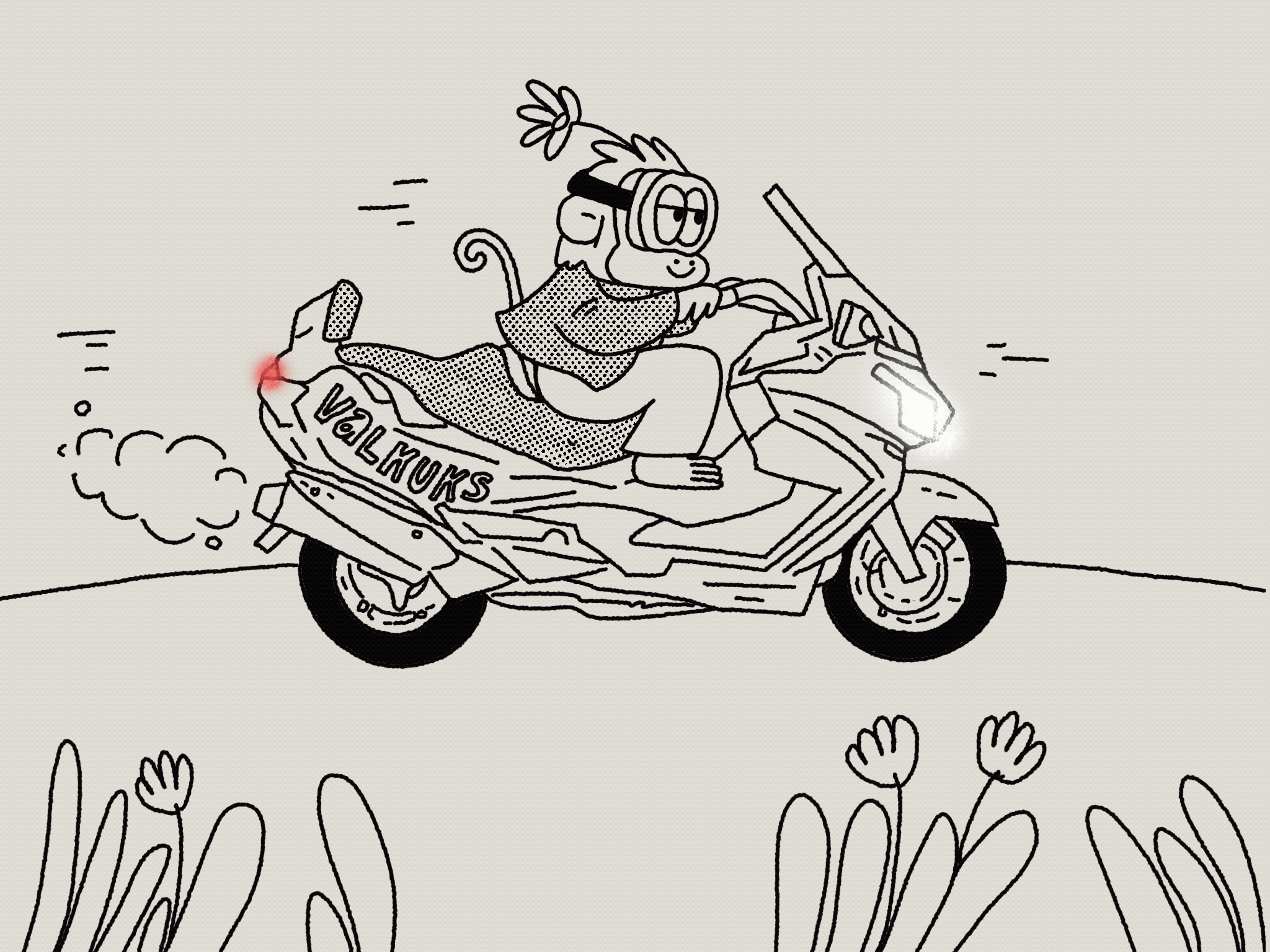 Dreaming animation design gif graphic design illustration illustrator ilustración lovely valkuks
