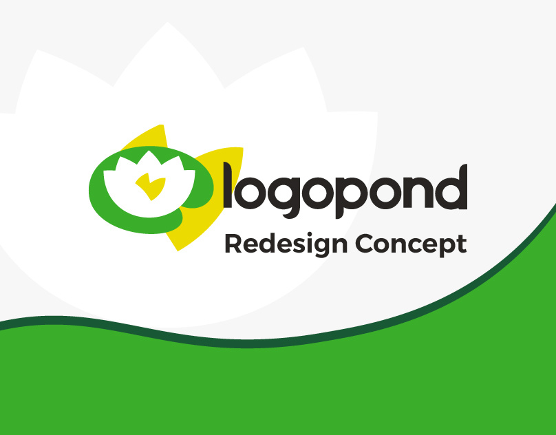 Logopond Redesign Concept branding case study concept logopond redesign web design