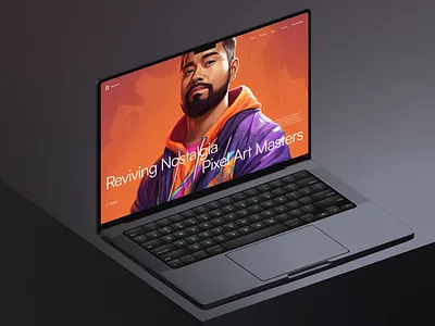 Present work Spline 3D mockups for Framer template 3d clean concept design framer illustration landing page minimal mockup simple spline typography ui web design