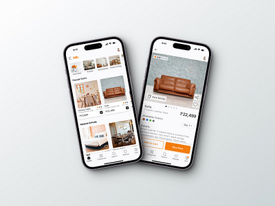 Furniture App UI app design concept daily ui daily ui challenge design figma furniture app light mode mobile app product design ui ui design ui designer uiux
